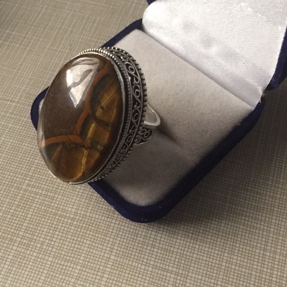 Jewelry - Iron Tiger Eye antique design Ring